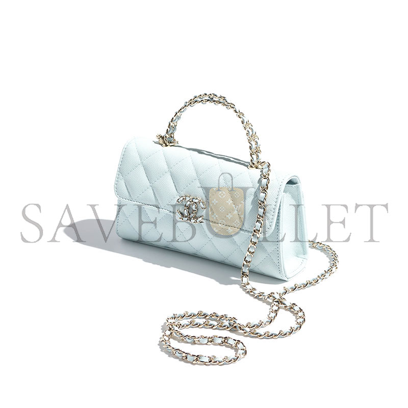 CHANEL FLAP PHONE HOLDER WITH CHAIN AP3238 (18*10*5cm)